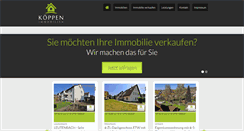 Desktop Screenshot of koeppen-immobilien.de