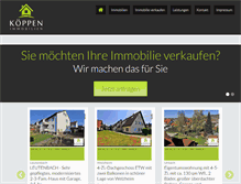 Tablet Screenshot of koeppen-immobilien.de